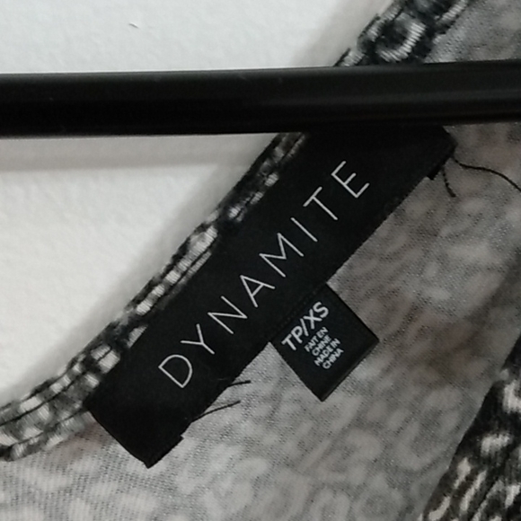 Dynamite pencil dress, xs , Black white and a green grey color - Picture 4 of 5